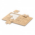 Puzzles eco presentados en caja con adhesivo personalizable para detalles