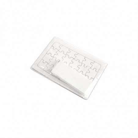 Puzzle con cera de colores para dibujar y adhesivo pocoyó personalizable para detalles