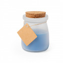 Vela aromática con adhesivo diseño elefante personalizable para detalles