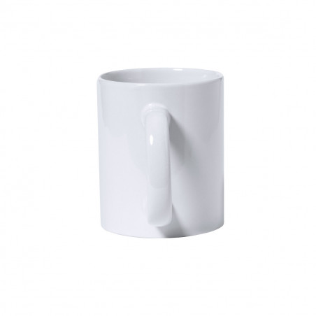 Taza personalizada con adhesivo para detalles de bautizo