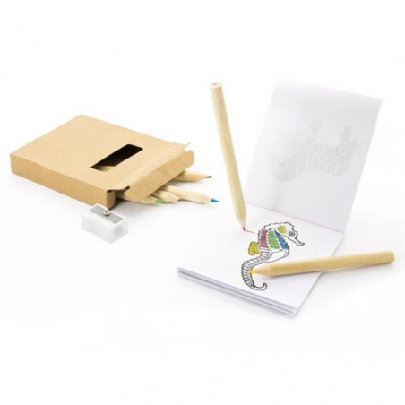 Set para colorear con lápices y hojas con adhesivo de cumpleaños y pompero de minnie para regalar