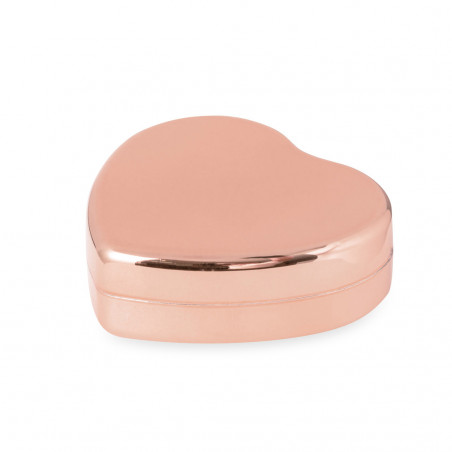 Protector de tacones y bálsamo labial forma de corazón en bolsa de tela con tarjeta personalizable para Bodas
