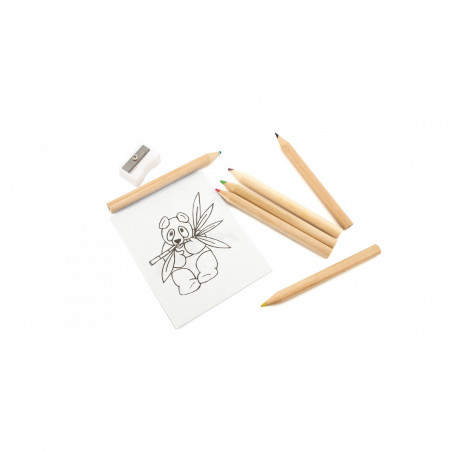 Set para colorear con adhesivo personalizado de graduación niño
