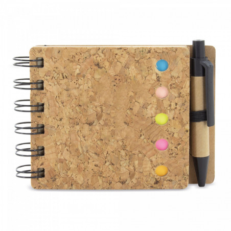 Libreta eco de corcho personalizada con adhesivo primera comunión para detalles niña