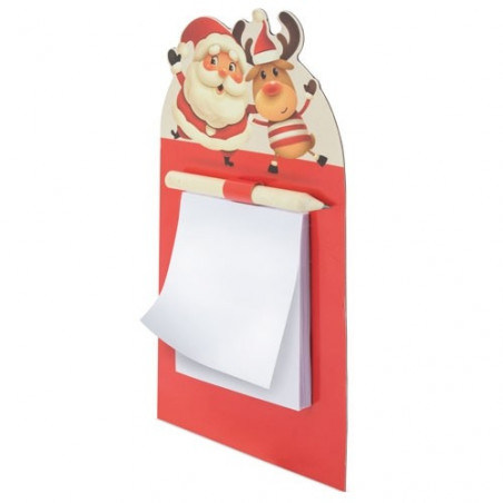 Bloc de notas con imán de navidad con adhesivo personalizado