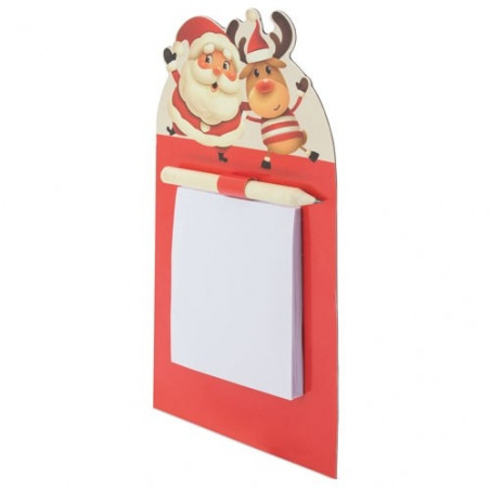 Bloc de notas con imán de navidad con adhesivo personalizado