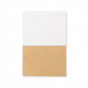 Bloc de notas con cubiertas de papel de semilla para plantar y adhesivo personalizable para detalles fiestas y eventos