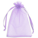 Pulsera con poni y pegatinas y pompero en bolsa morada de organza con adhesivo personalizado para detalle infantil eventos
