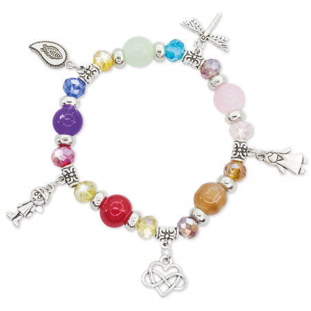 Bufanda pulsera y brillo labial en caja kraft regalo de reyes magos para mujer