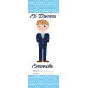 Ideas Comunión Niño Sacacorchos con Marcapáginas Personalizado