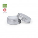 Bálsamo labial vegano en caja de aluminio con adhesivo personalizado para detalles comunión niña
