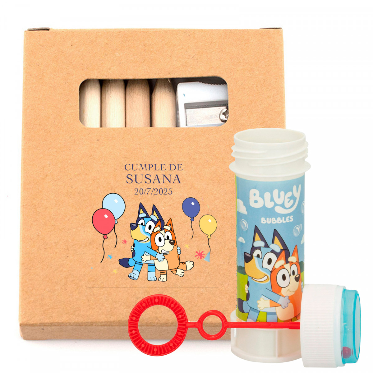 Detalles Bluey para Detalles Cumpleaños, Comuniones y Eventos