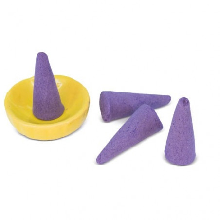 Incienso de lavanda en caja personalizada para detalles de bautizo de niña
