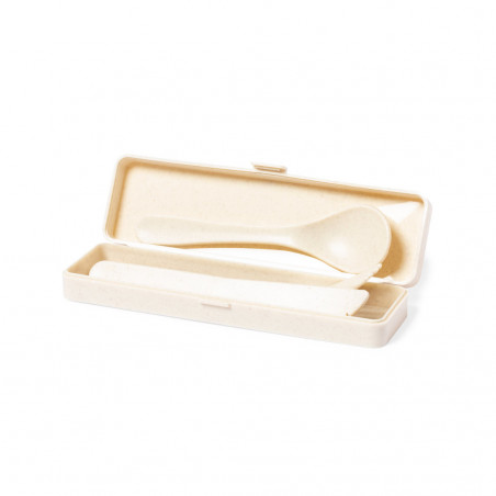 Cubiertos portátiles en estuche personalizado con adhesivo de peppa pig para cumpleaños