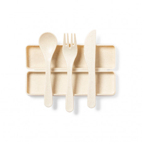 Cubiertos portátiles en estuche personalizado con adhesivo de peppa pig para cumpleaños