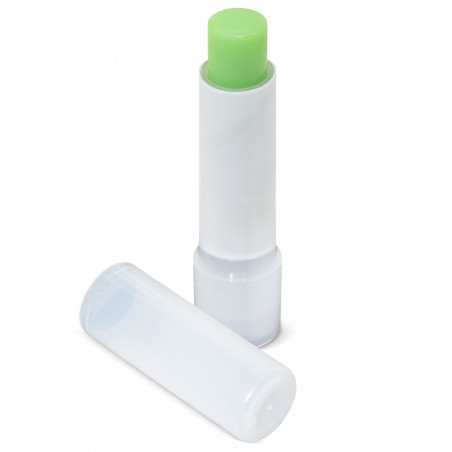 Bálsamo labial hidratante aloe vera con adhesivo cáliz para detalles primera comunión