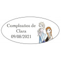 Libreta y pompero de frozen con piruleta para detalle infantil eventos