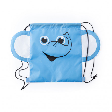 Plastilina de colores con herramientas diseño de elefante mochila infantil y bolsa de chuches