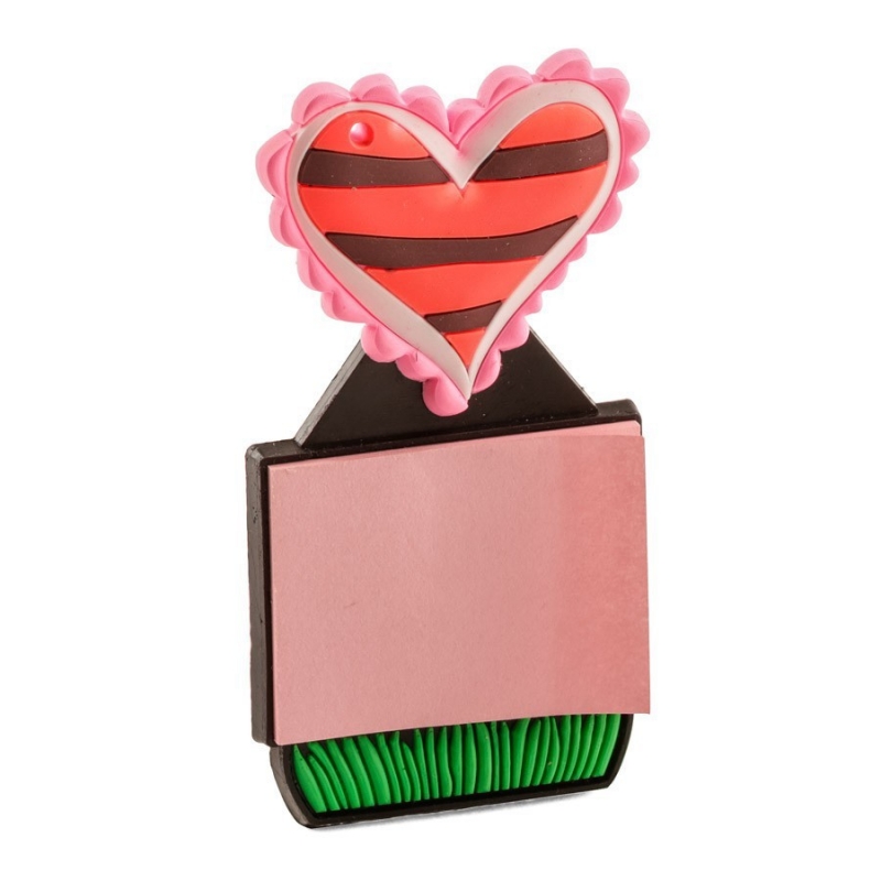 Mini libreta corazón con imán
