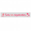 Adhesivo transparente sois los siguientes 5x1cm