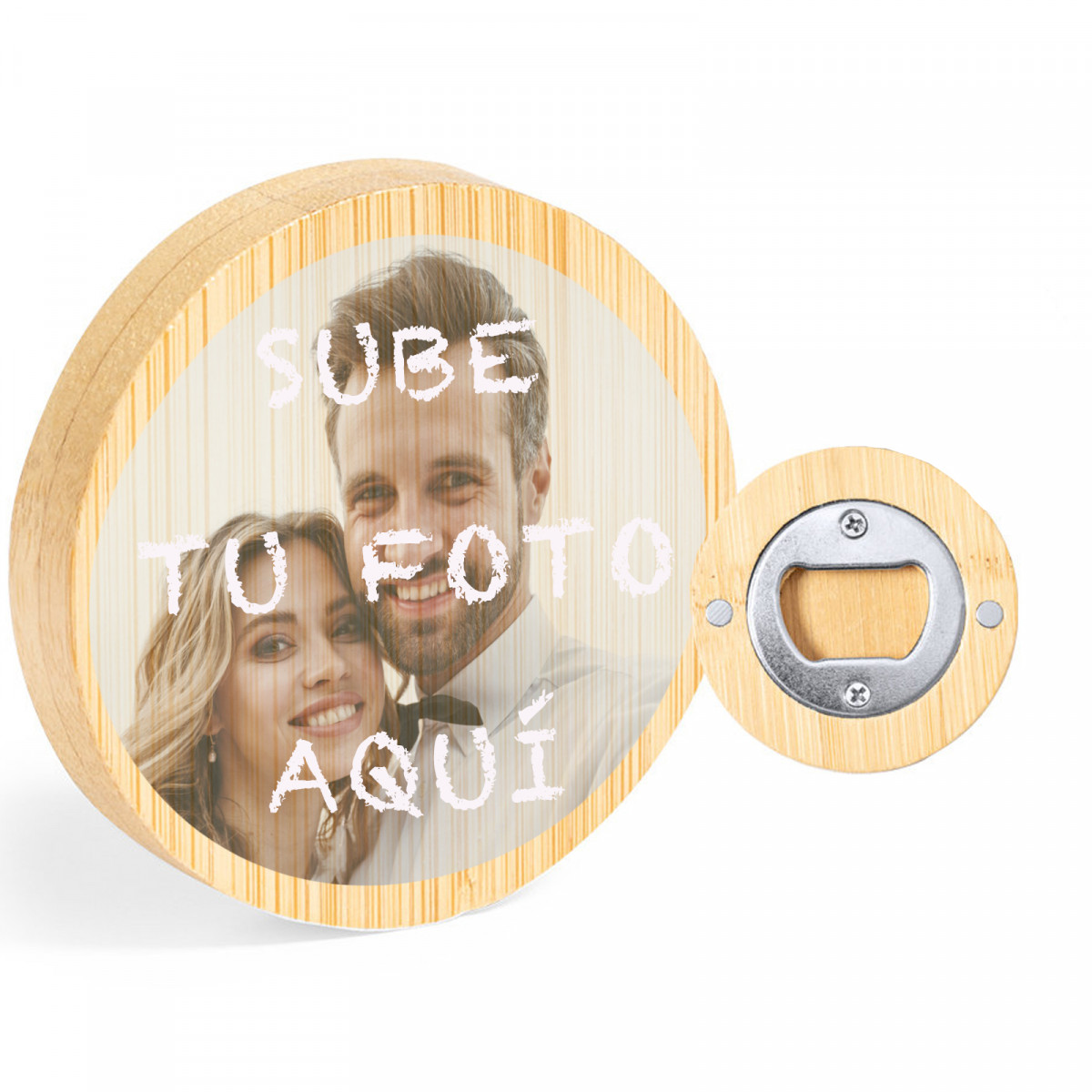 Regalos Personalizados Abridor Madera