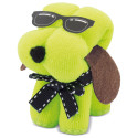 Toalla en forma de perrito con gafas detalle original para eventos
