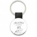 Llavero personalizado para bodas con caja: elegancia y recuerdo