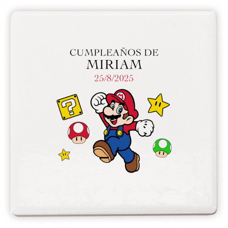 Imán personalizado de cerámica colección mario bros