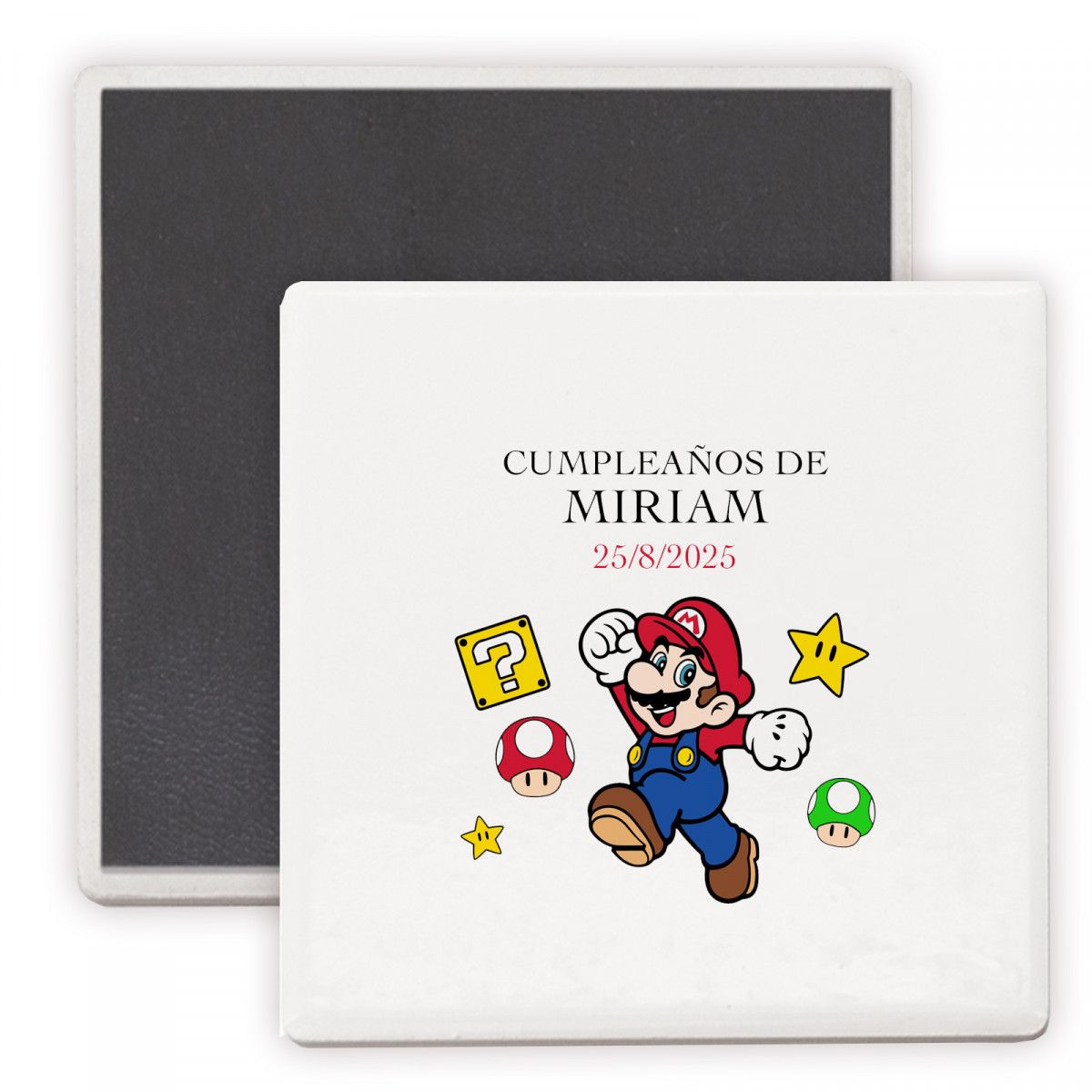 Imán personalizado de cerámica colección mario bros