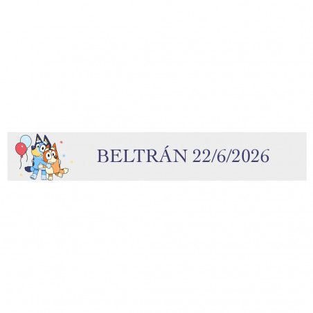 Detalles Infantiles Bluey Marco de fotos para colorear con ceras