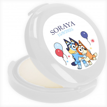 Bálsamo de labios personalizado colección bluey y bingo detalle ideal para cumpleaños y comuniones