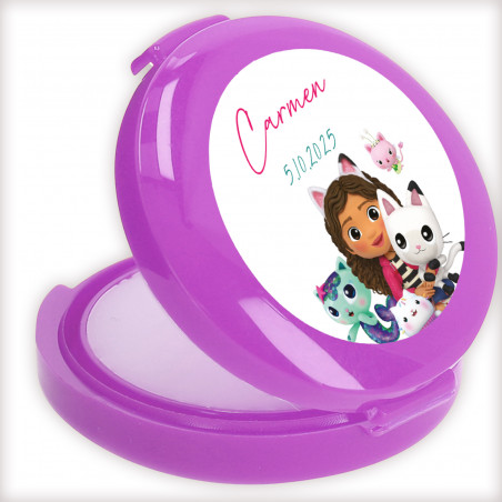 Bálsamo de labios personalizado colección gaby gato detalle ideal para eventos infantiles