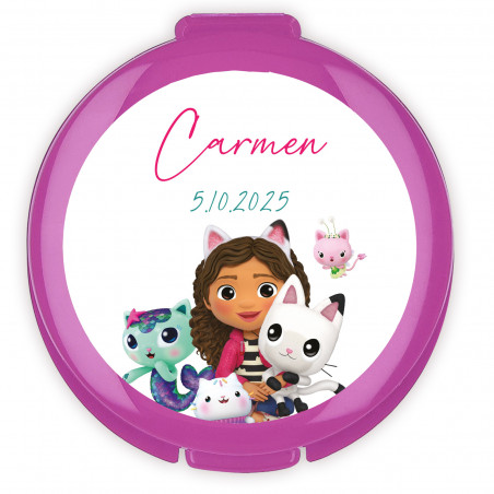 Bálsamo de labios personalizado colección gaby gato detalle ideal para eventos infantiles