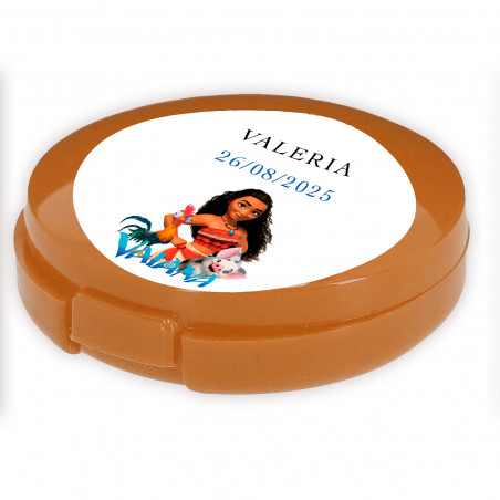 Bálsamo de labios personalizado colección vaiana ideal para detalles de eventos infantiles