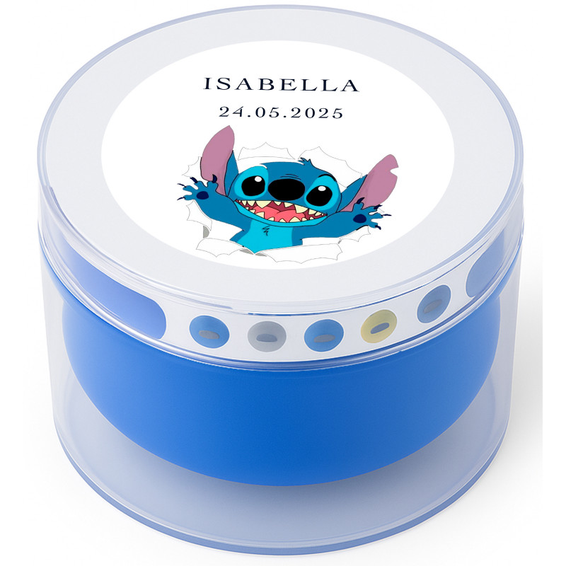 Detalles niños Stitch Altavoz bluetooth azul personalizado