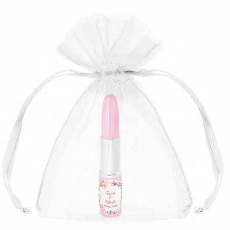 Bolígrafo pintalabios con bolsa boda personalizado