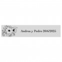 Ambientador personalizable con cordón para colgar detalles de fiestas y eventos