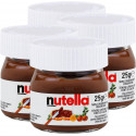 Nutella personalizada con adhesivo en bolsa transparente con cuchara