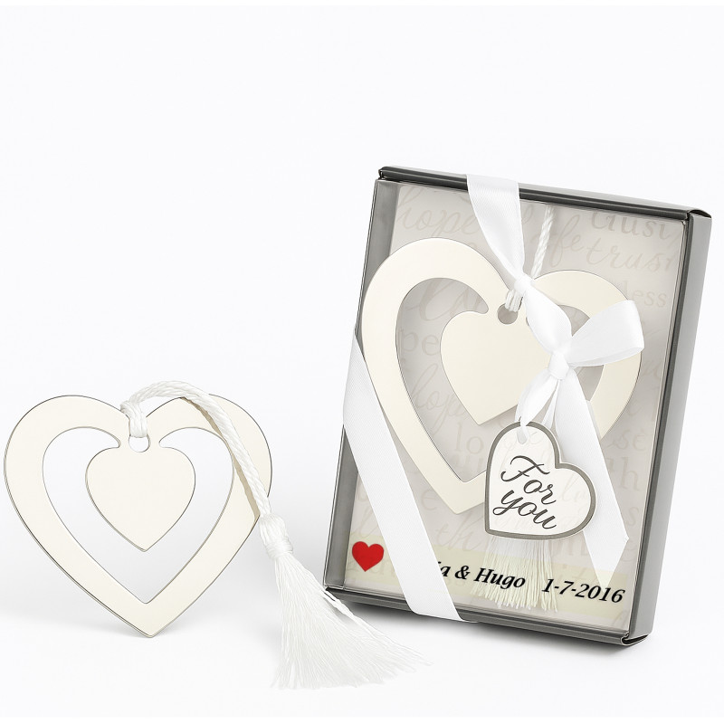 Marcapáginas personalizado para detalles de invitados