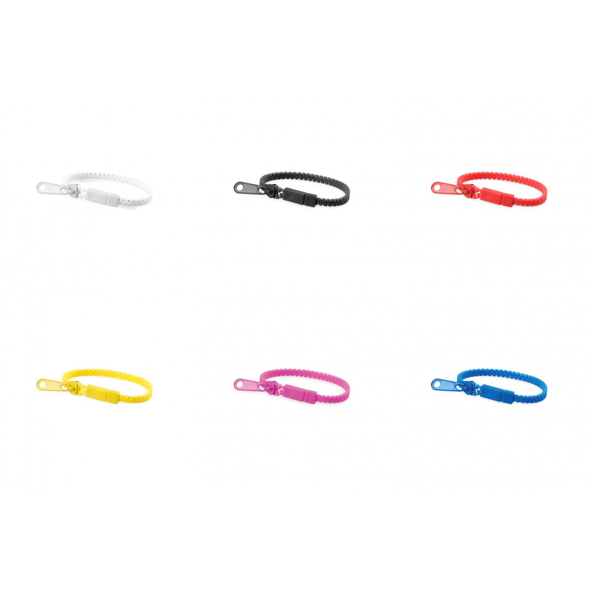Pulsera Cremallera de Colores: Original y divertida