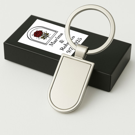 Souvenirs llaveros para hombres boda personalizado