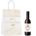 Vino tinto personalizado comunión para regalar a los invitados
