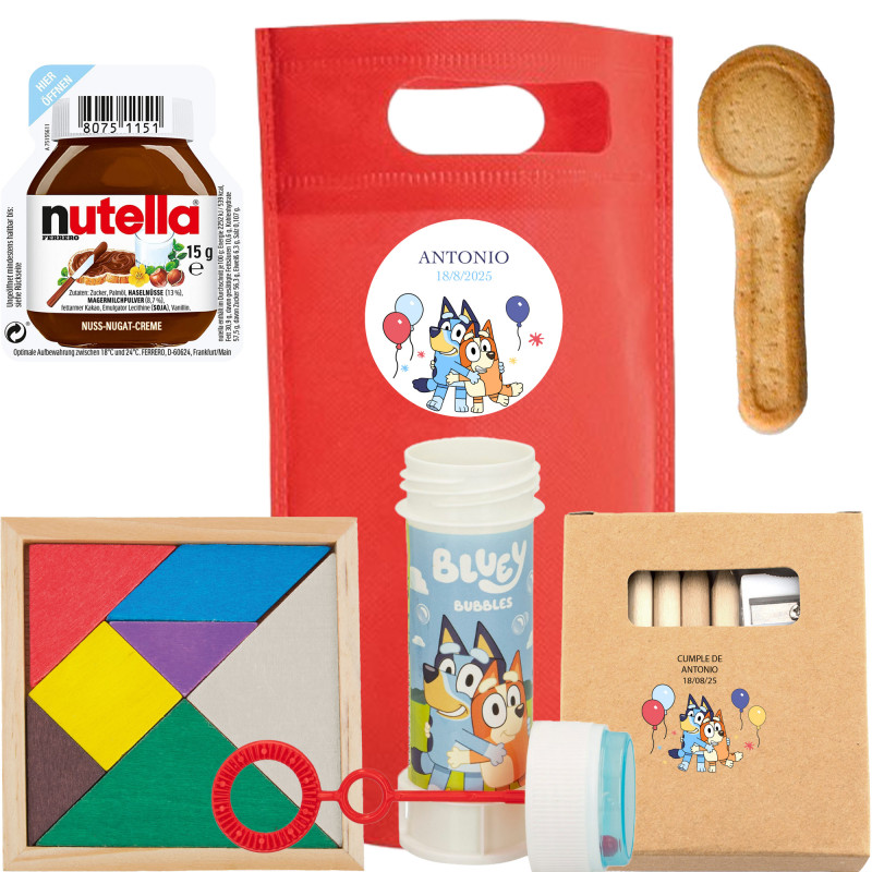 Detalles para cumpleaños niños Bluey