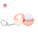 Bálsamo labial llavero en sobre kraft con adhesivo bebé dormido personalizable para detalles bautizo
