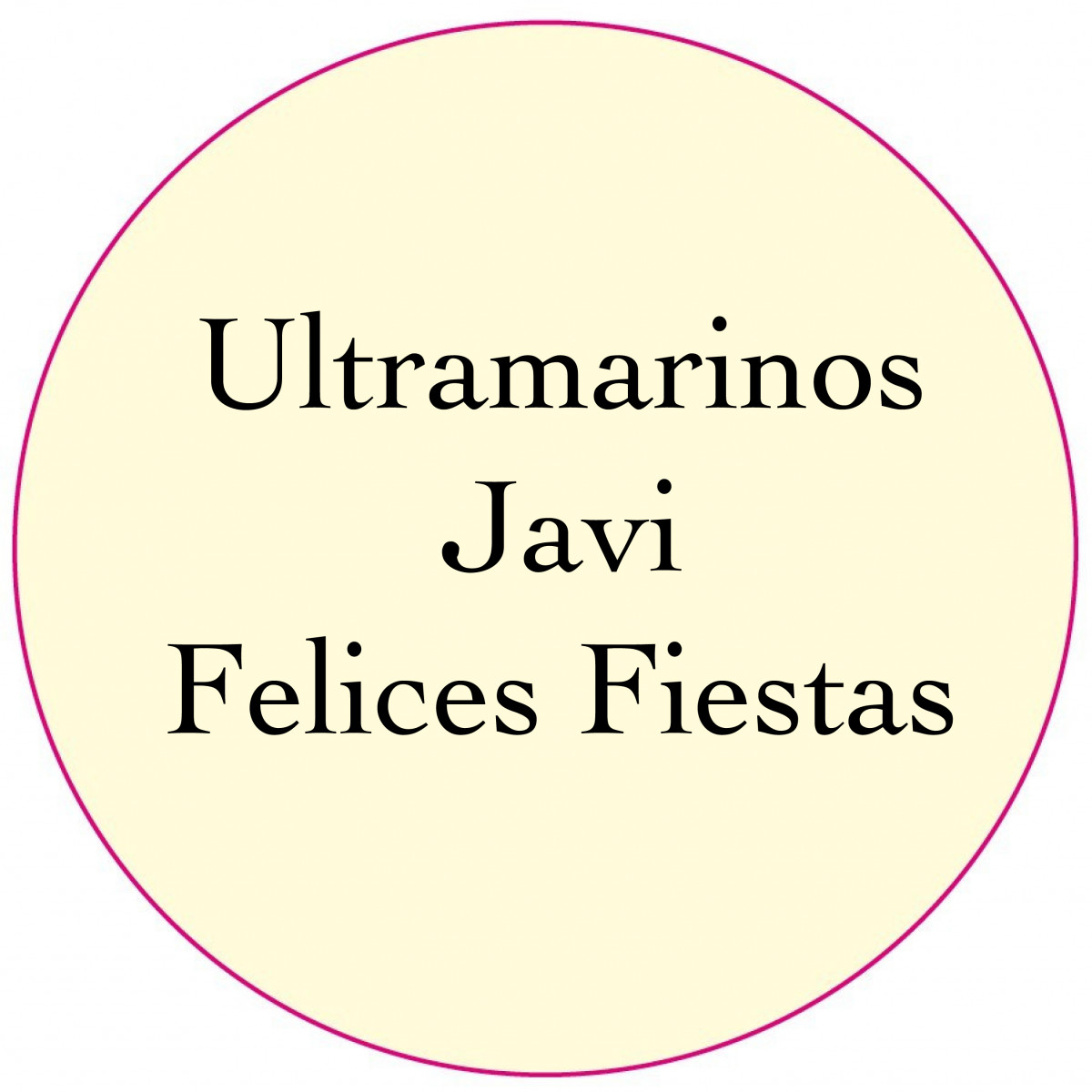 Adhesivo personalizado 3cm para empresas, comuniones, bautizos o cumpleaños