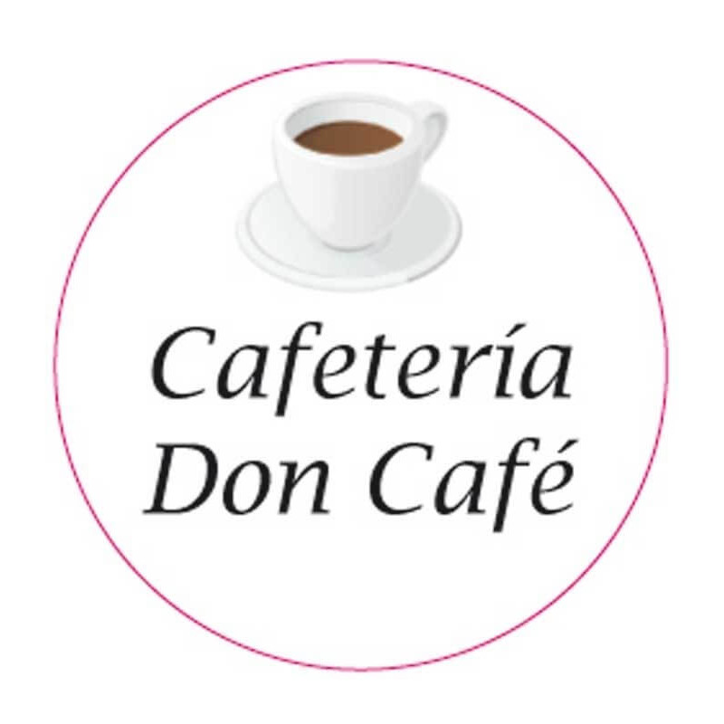 Adhesivo personalizado empresa para hostelería y negocios 3cm