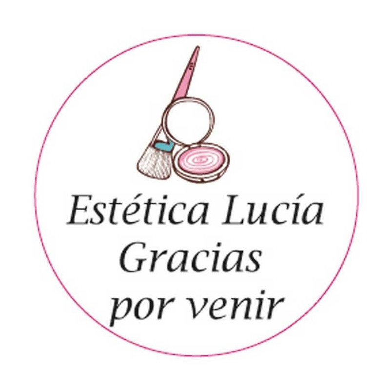 Adhesivo personalizado estética para eventos 3cm