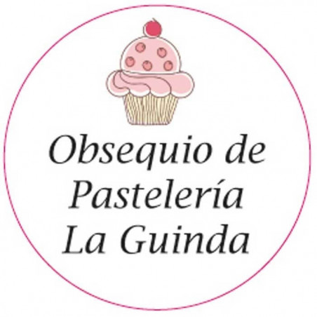 Adhesivo personalizado motivo cupcake