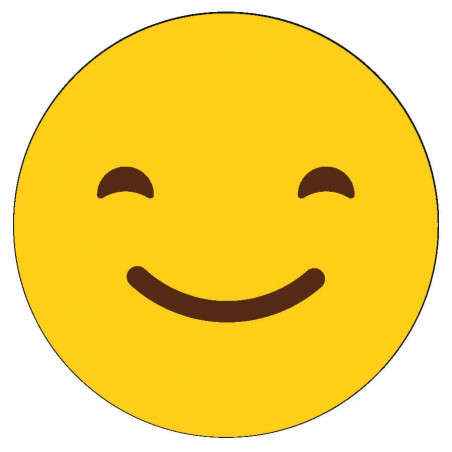 Adhesivo 3cm emoji sonrisa