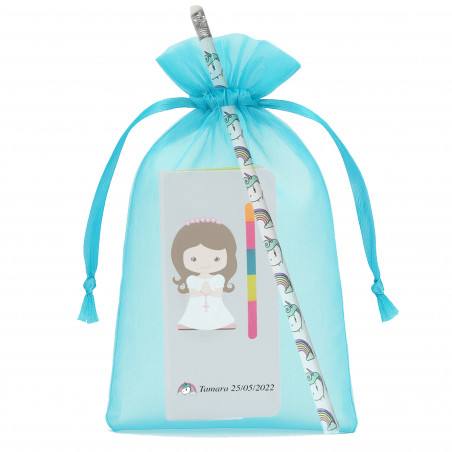 Libreta post it personalizada con lapiz unicornio